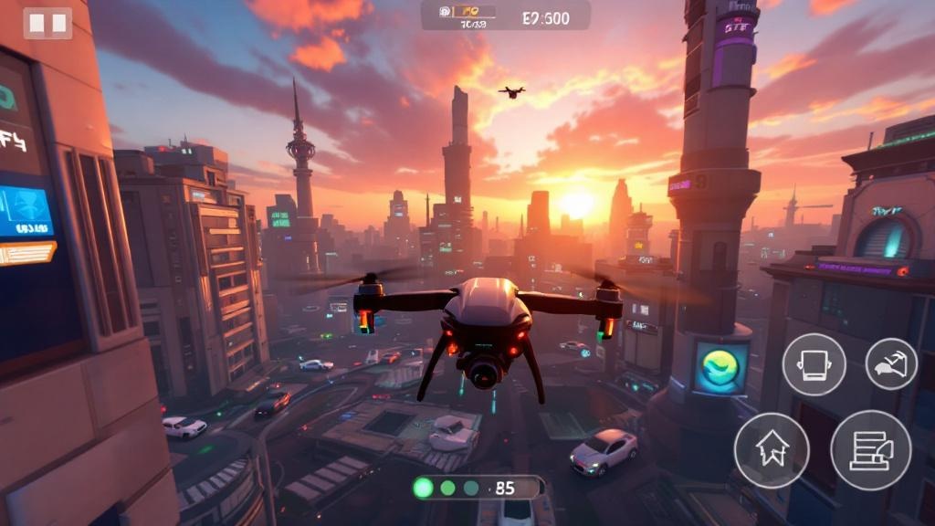 FPV Simulator Tryp FPV Cinematic Scene