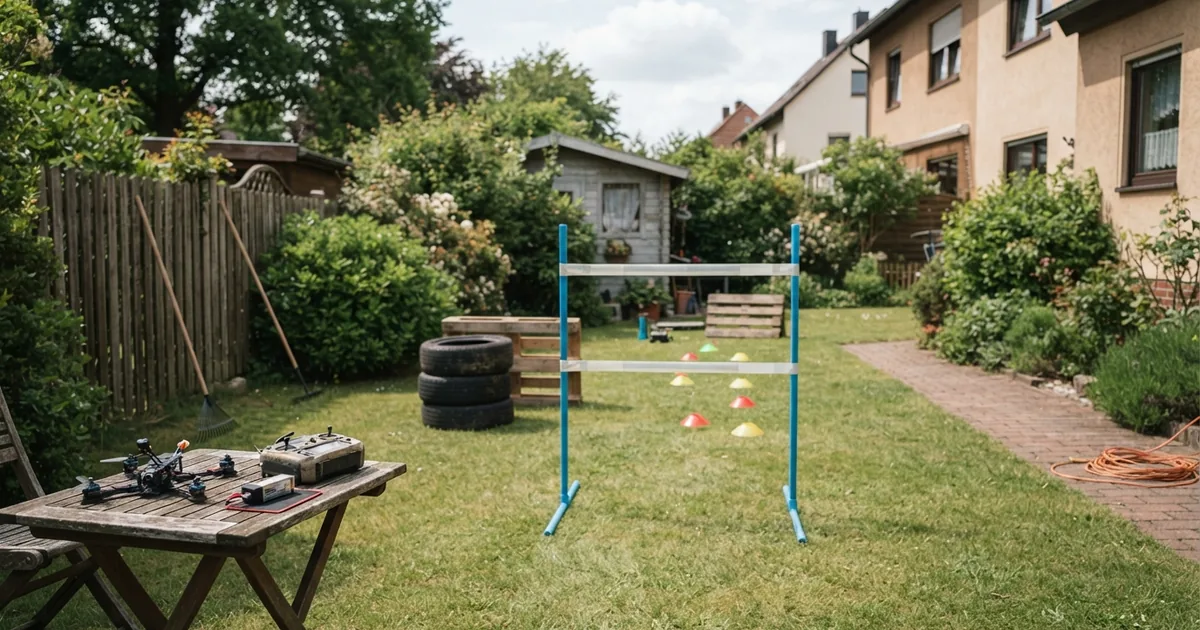 FPV im Garten: Hindernisparcours bauen und Flugskills verbessern für Ihren FPV Drohne Einstieg